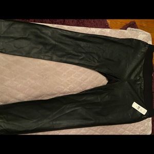 Ralph Lauren Black faux leather pants